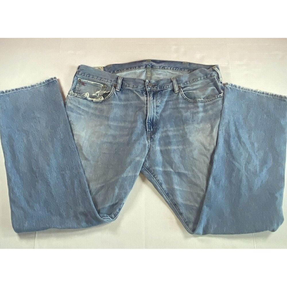 Vintage Polo Ralph Lauren 38x30 Distressed Cowboy Jeans RL‎